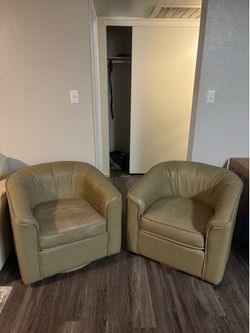 Leather Swivel Sofa Chairs