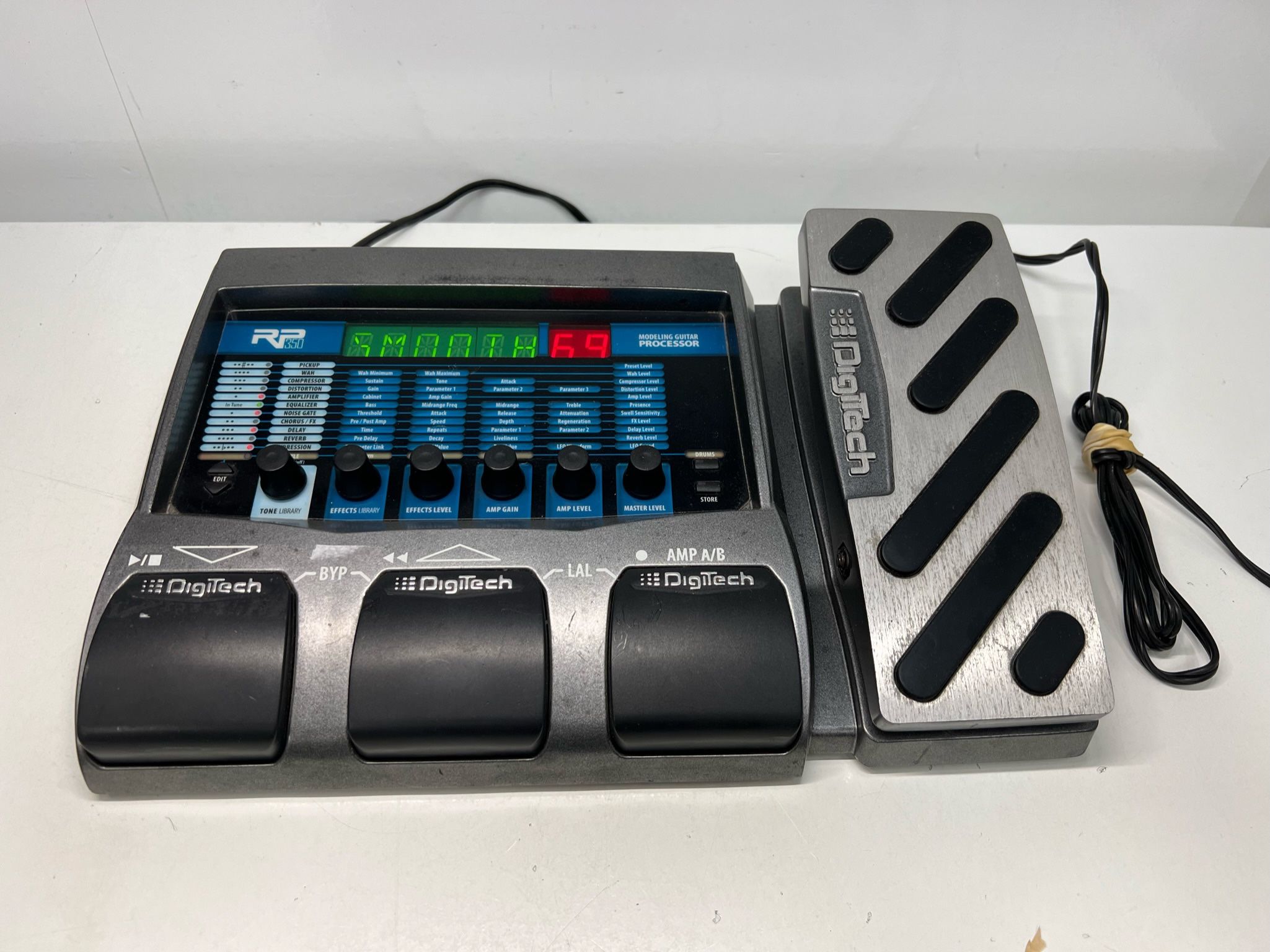 Digitech RP350 Multi- FX Processor Pedal With POWER CORD