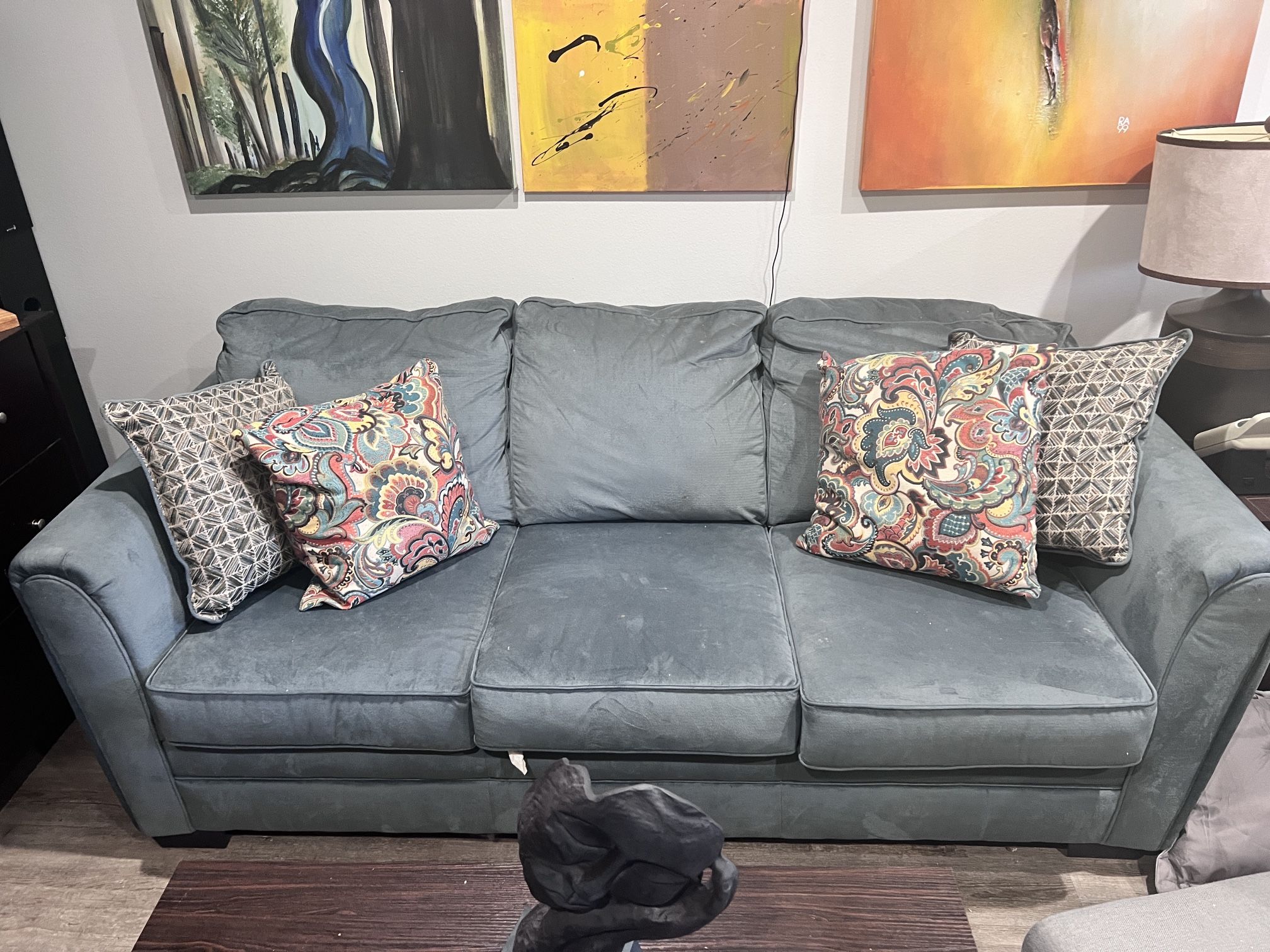 Barely Used Blue Couch