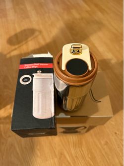 New Stainless Steel Vacuum Coffee Mug with Temperature Display