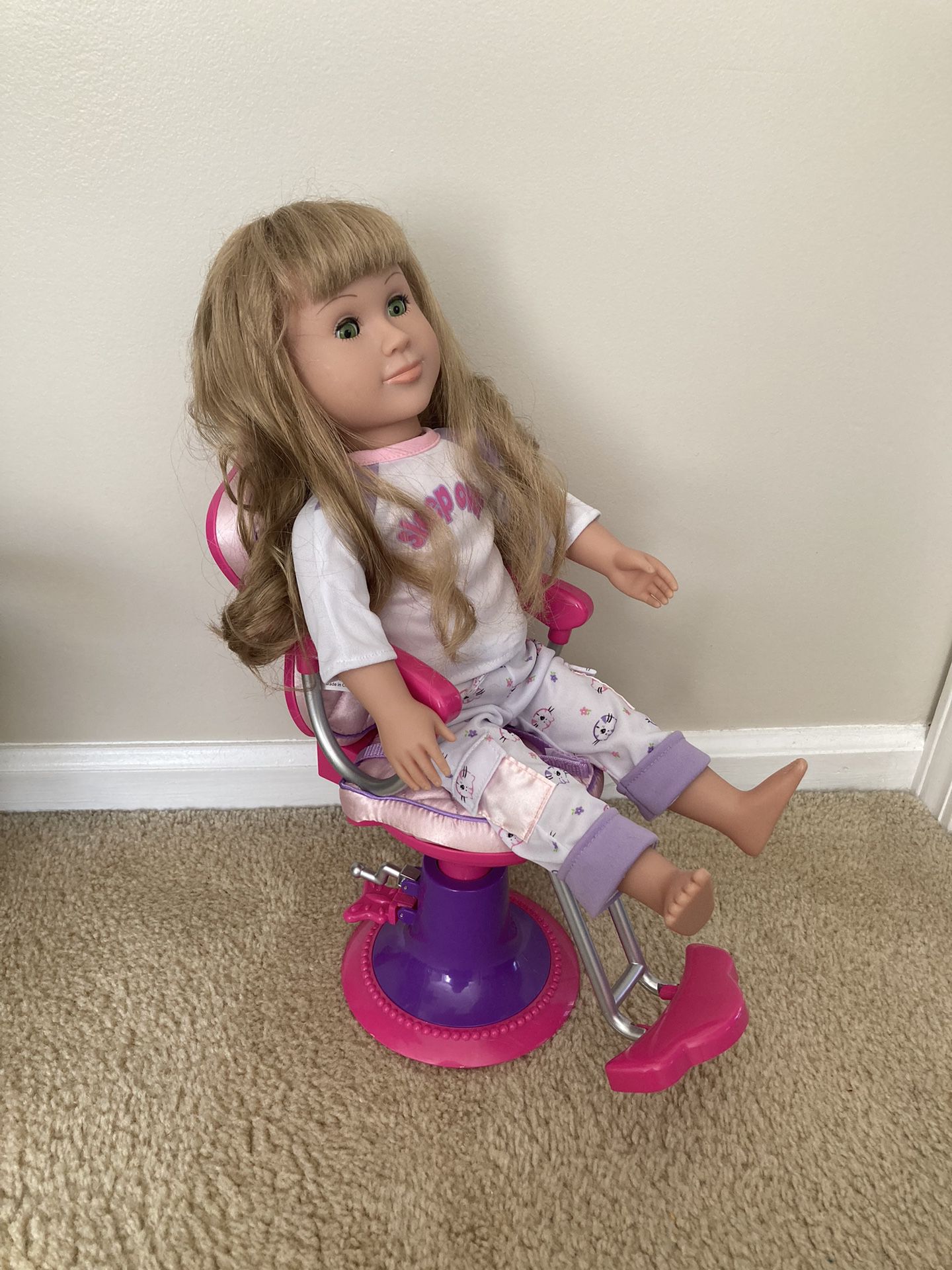 BATTAT Our Generation Doll And Salon Chair