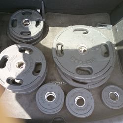 400 lb Olympic Weight Set With Olympic Bar 