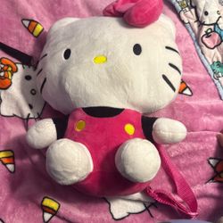 Hello Kitty Plush/ Backpack 
