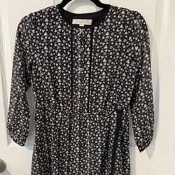 Ann Taylor Loft Heart Print Dress - Perfect For Valentine’s Day