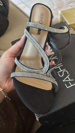 Fashion Nova Rhinestone heels