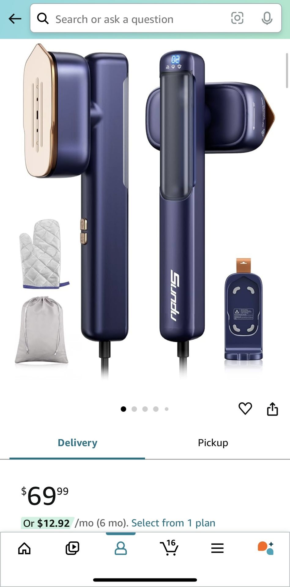 Portable Steamer for Clothes Brand NEW