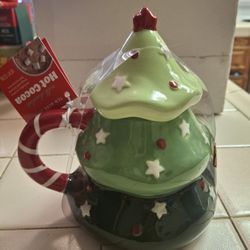 Assorted Holiday Mugs and Candy Jars ,Iron Skittlet Cookie