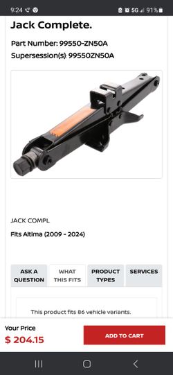Car Jack Nissan 1050kg