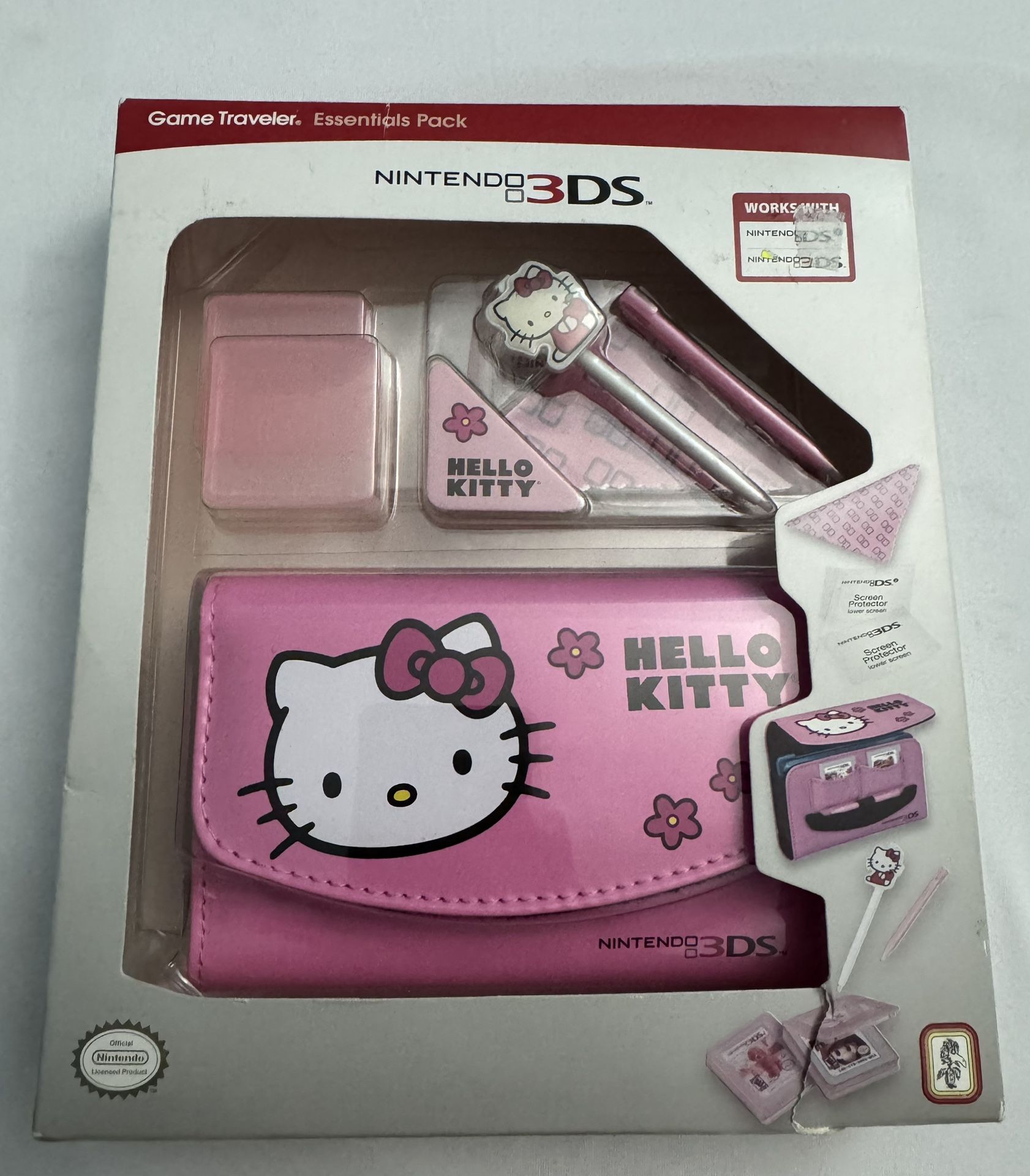 Nintendo 3ds Hello Kitty GameTraveller Essentials Pack