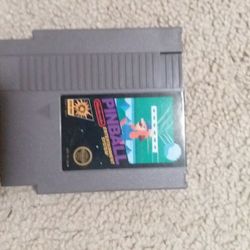 Pinball NES Nintendo Authentic Game