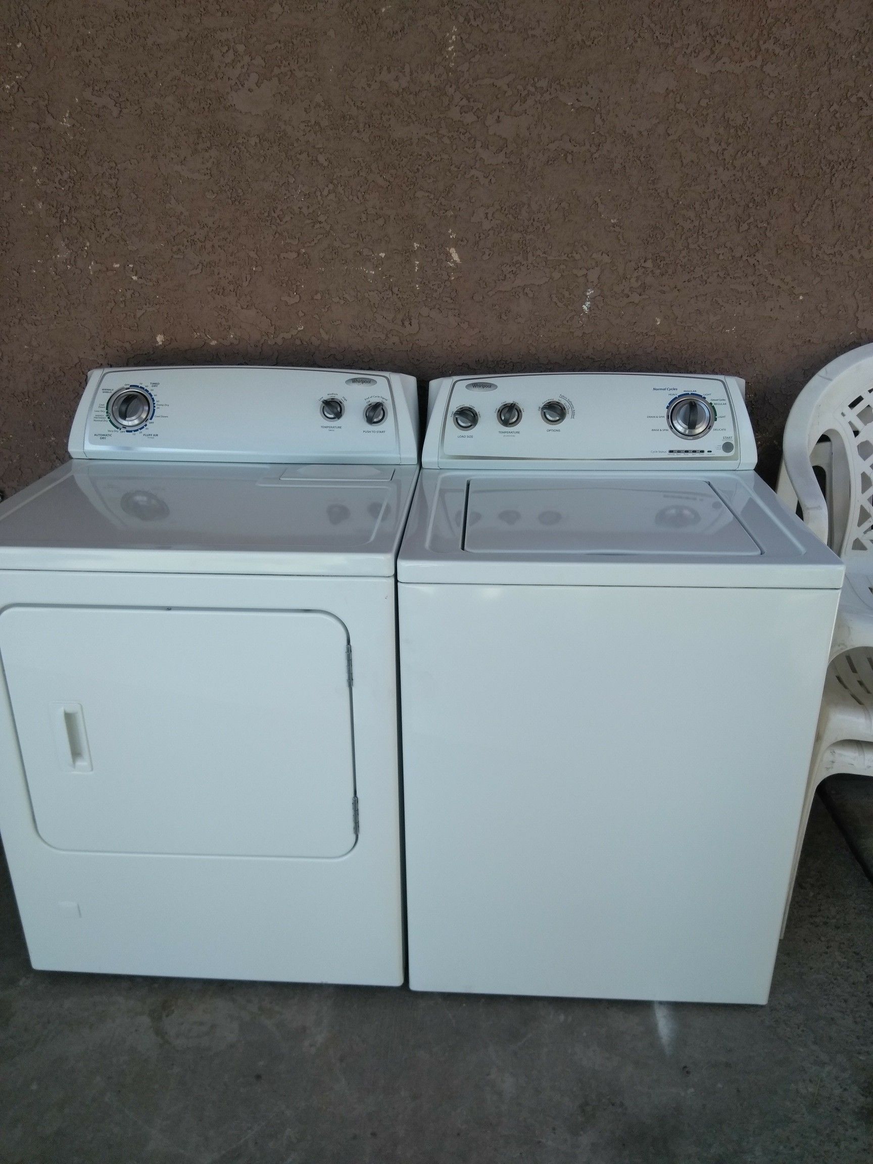 Washer dryer gas