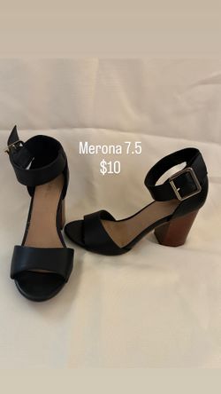 Black Chunky Heel
