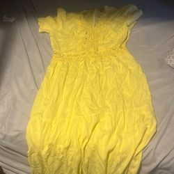 yellow dress 