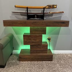 Console Table With Led Lights 