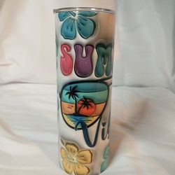" Summer Vibes" Tumbler