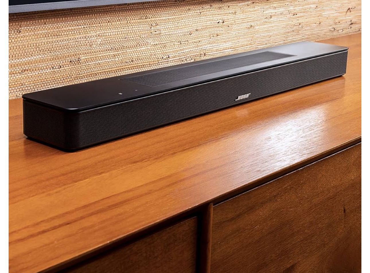 Bose Smart Dolby Atmos Soundbar, Bluetooth Soundbar Speaker with Voice Control and Amazon Alexa Built-in, Works with Google Assistant Capabilities, Bl