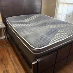 Queen Bed frame With Mattress&box Frame