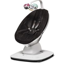 4moms MamaRoo Multi-Motion Baby Swing, Bluetooth Enabled with 5 Unique Motions, Black