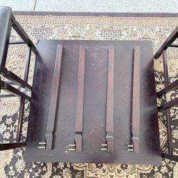 5-Piece Counter-Height Dining Set – Espresso Finish