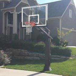 Ironclad Adjustible In-Ground 60" Basketball Hoop - Triple Threat TPT664-XL