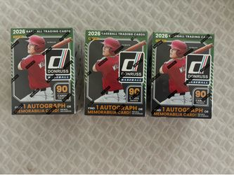 3 MLB Donruss Booster Box’s