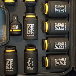 Axle Socket Set  Impact Chrome Moly