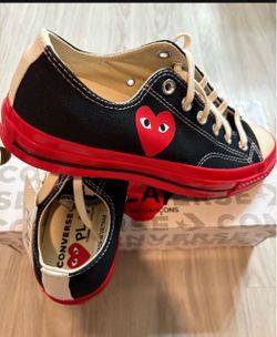 Converse x Comme des Garçons PLAY Chuck Taylor 70 Low Top Red Sole
