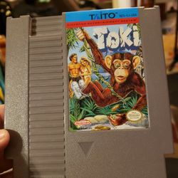Authentic Rare Nintendo Nes Game TOKi  Excellent Condition 