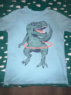 Kids Dinosaur Hula Hoop Graphic T-Shirt