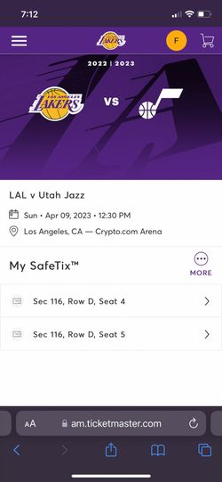 Laker Tickets Check The View