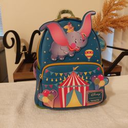 NEW Disney RARE DUMBO LOUNGEFLY 