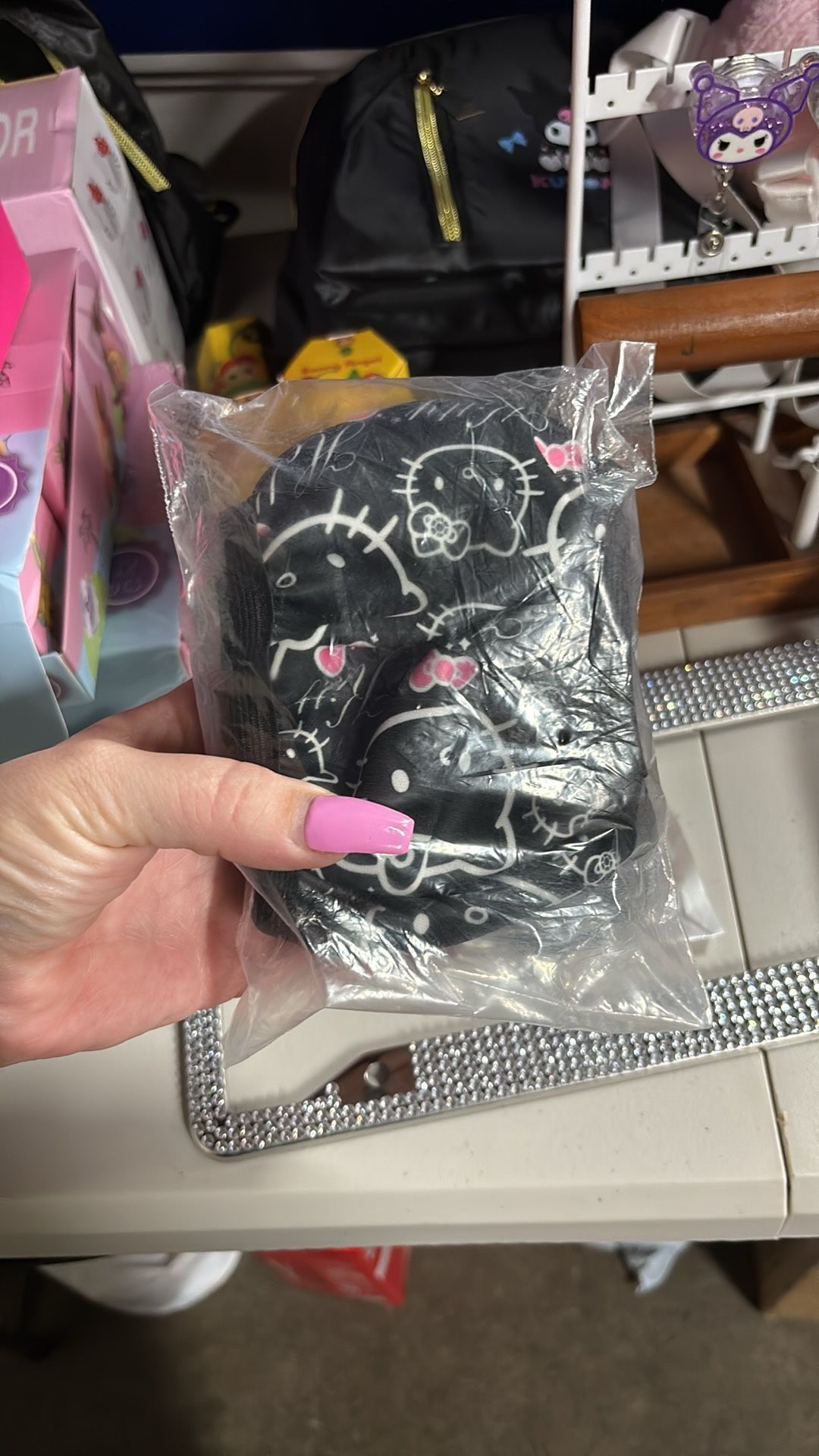 Hello Kitty Steering Wheel And Coster