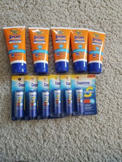 Banana boat and coppertone lot