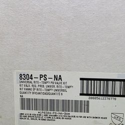 Kohler Rite-Temp Pressure-Balancing Valve Body and Cartridge Kit w/ Service Stops, PEX Crimp Connections, K-8304-PS-NA