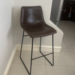 High Chair Stool In Color Brown