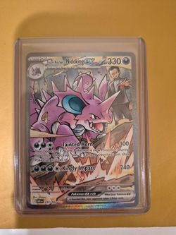 Team Rocket's Nidoking ex 233/182 Pokémon Card