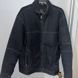 Sz Large Prana Sherpa Neck Lined Jacket 