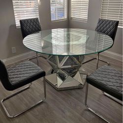 BLACK chairs - SILVER 🪑😍