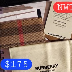 Burberry Wallet $175 NWT 