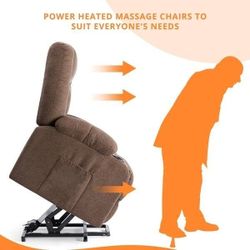 Recliner Chair with Vibrating Massage and Heating, Home Theater Seating with Lumbar Support