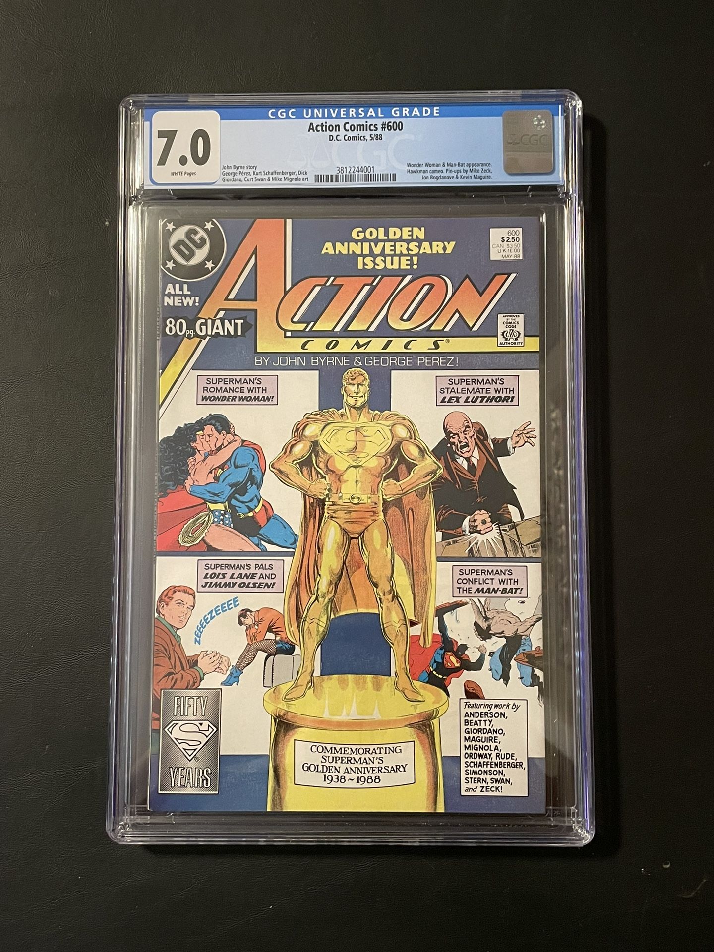 Vintage Graded DC Superman Action Comic