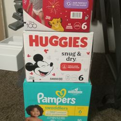 Baby Diapers Size 6 