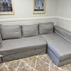 Ikea Manstad Couch — Sleeper, Storage And Chaise