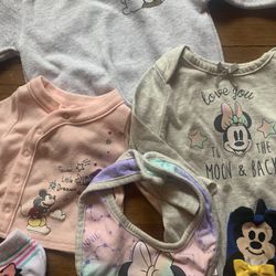 Group Of 13 Disney Baby Infant Clothing 