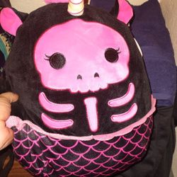 Halloween Squishmallow Geli 2022 Skeleton Mermaid Unicorn 