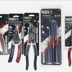Rare Limited Edition Klein Tools “AMERICAN FORGED”  Full Bundle Set