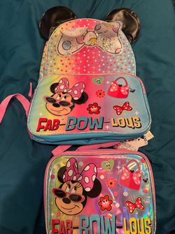 Disney Minnie Mouse backpack combo