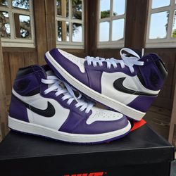 Jordan 1 'Court Purple 