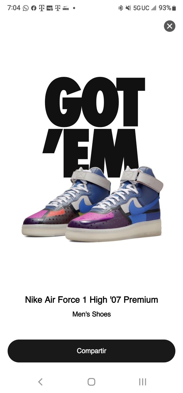 Air Force Thunder Blue And Pink