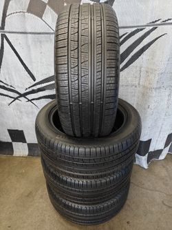 285/45r20 "Near Brand New" Pirelli Scorpion Verde A/S All Reason RFT Tires